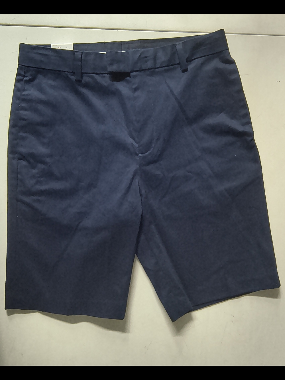 Kin By John Lewis Men's Navy Cotton Blend Chino Shorts